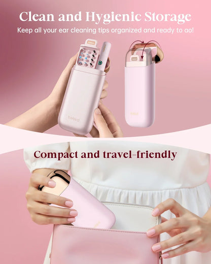 (PINK COLOR) Xiaomi Bebird EarSight Plus I35R – 2025 Wireless Ear Cleaner with HD Visual Camera & Tweezers