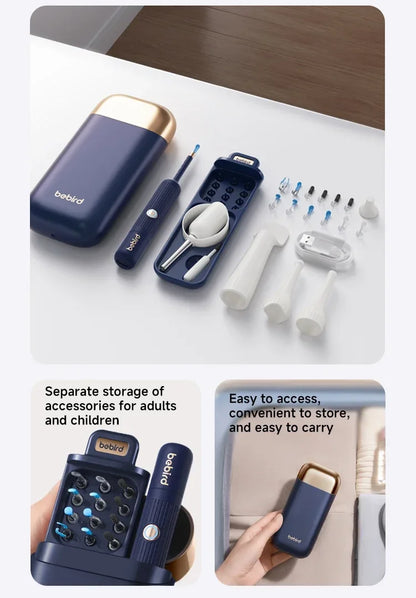 Xiaomi Bebird EarSight Plus I35R – 2025 Wireless Ear Cleaner with HD Visual Camera & Tweezers