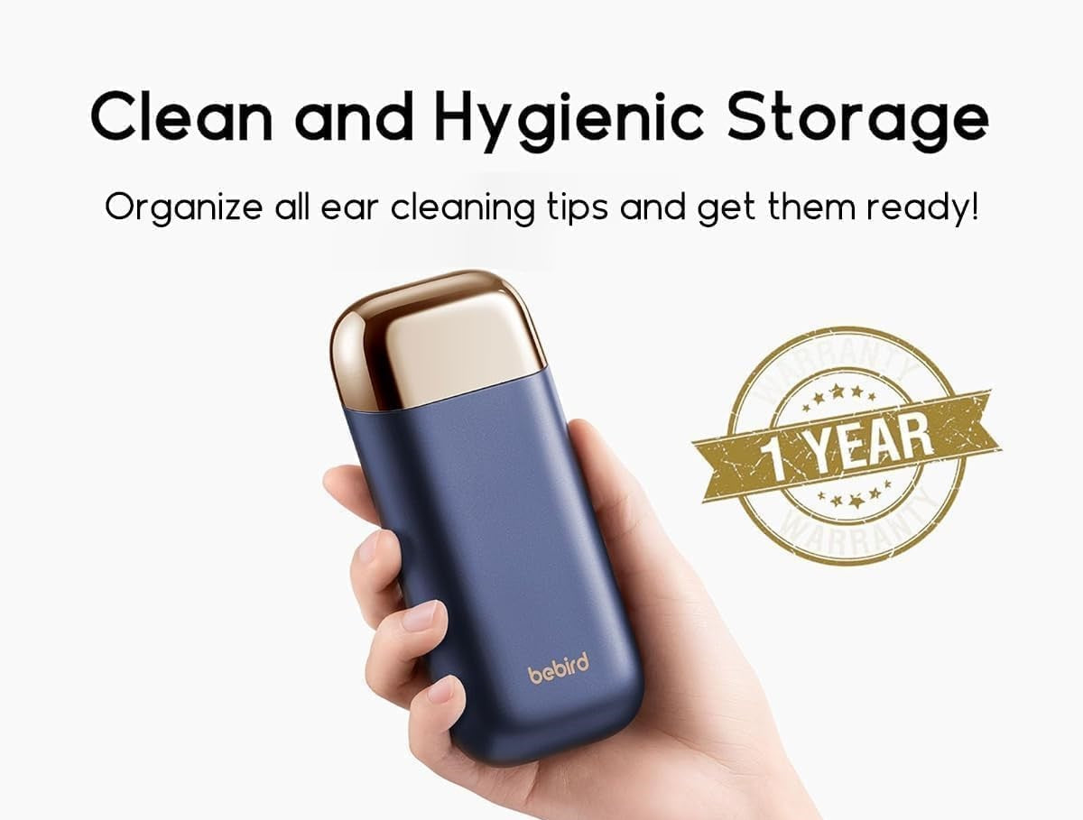 (This Week 20% off) Xiaomi Bebird EarSight Plus I35R – 2025 Wireless Ear Cleaner with HD Visual Camera & Tweezers